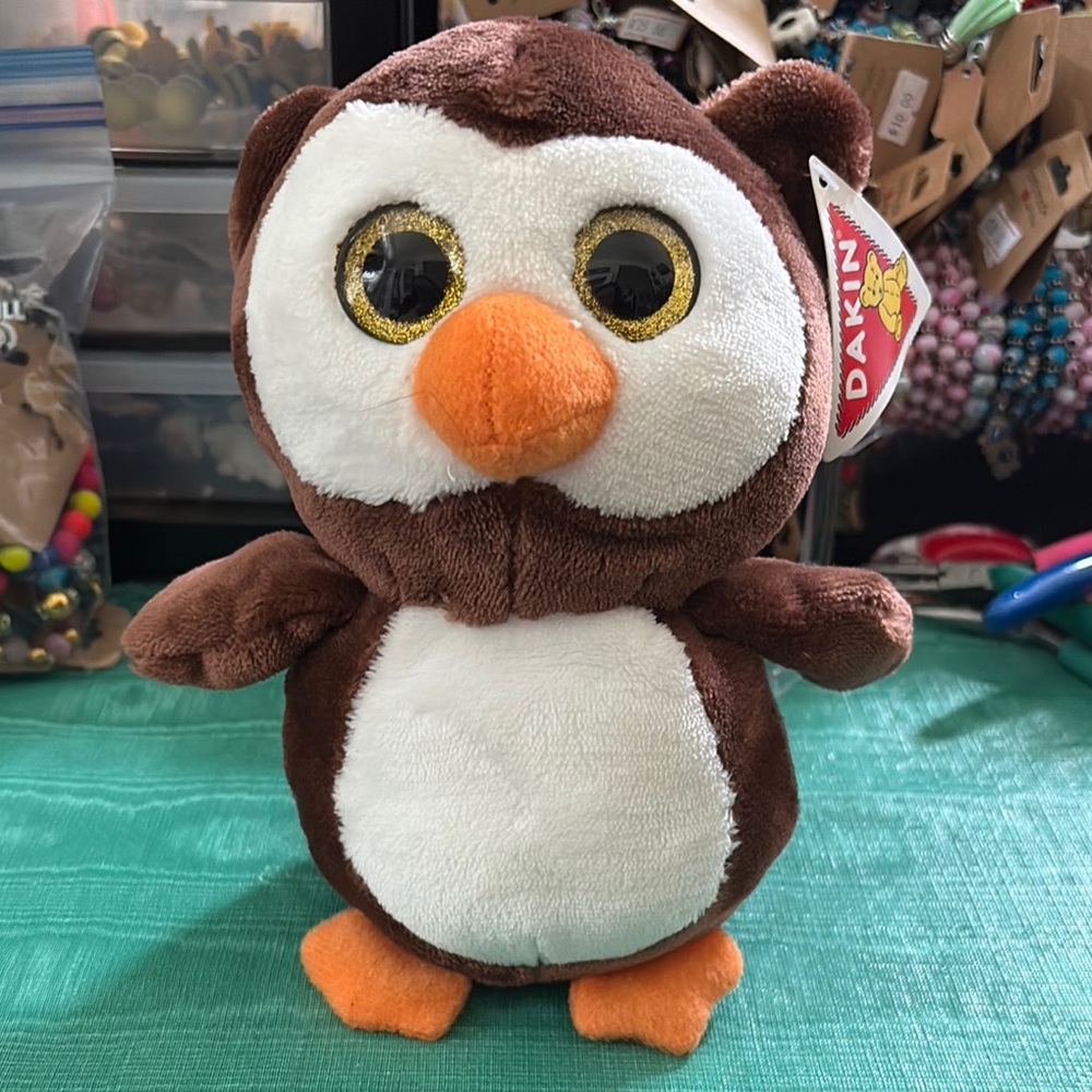 🟢 New Dakin OWL 8" Plush Soft Toy Stuffed Animal NWT